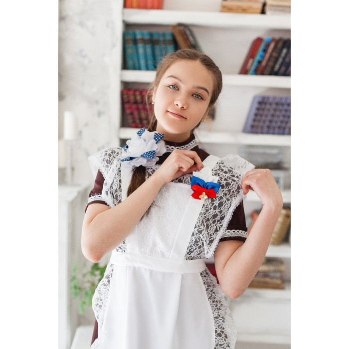 Бутоньерка выпускника "Триколор"