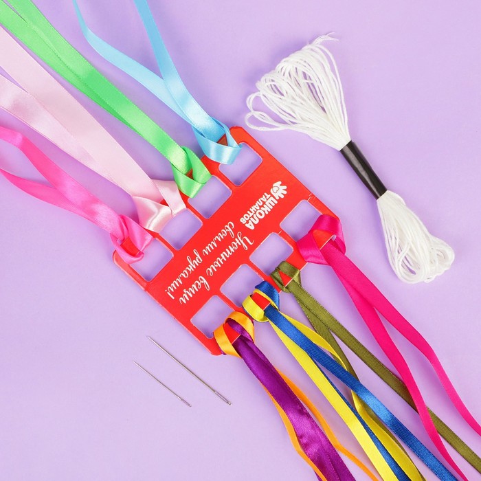 Вышивка лентами по шкатулке "Бабочка"