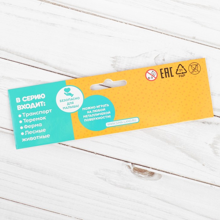 Магниты мягкие "Лесные животные", набор 12 шт.