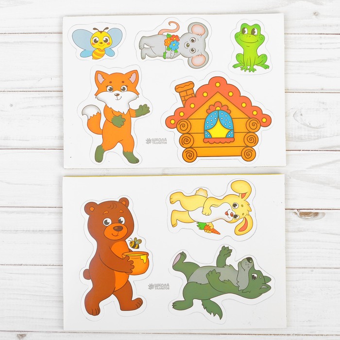 Магниты мягкие "Теремок", набор 8 шт.