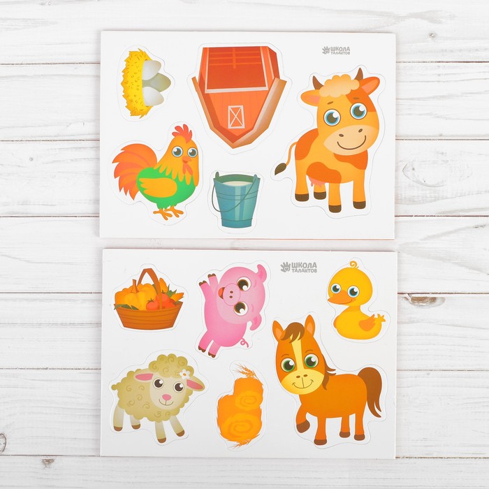 Магниты мягкие "Ферма", набор 11 шт.