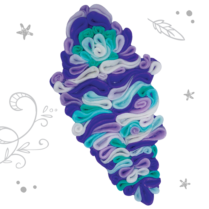 Брошь из полимерной глины своими руками "Перо"