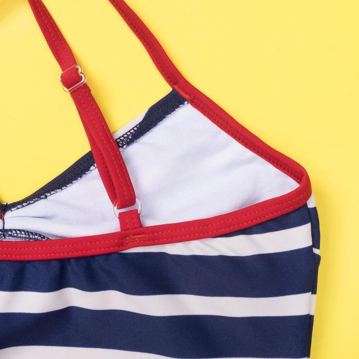 Купальник слитный для девочки "Милашка", рост 128-134 см (8-9 лет), цвет розовый/синий