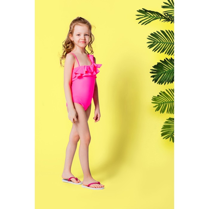 Купальник слитный для девочки "Модница", рост 104-110 см (4-5 лет), цвет розовый