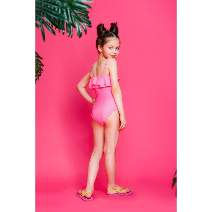 Купальник слитный для девочки "Модница", рост 140-146 см (10-11 лет), цвет розовый