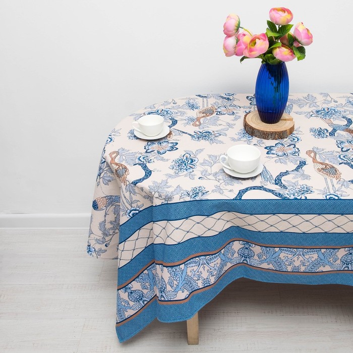 Скатерть Романтика "Птица дивная" 145х110 см