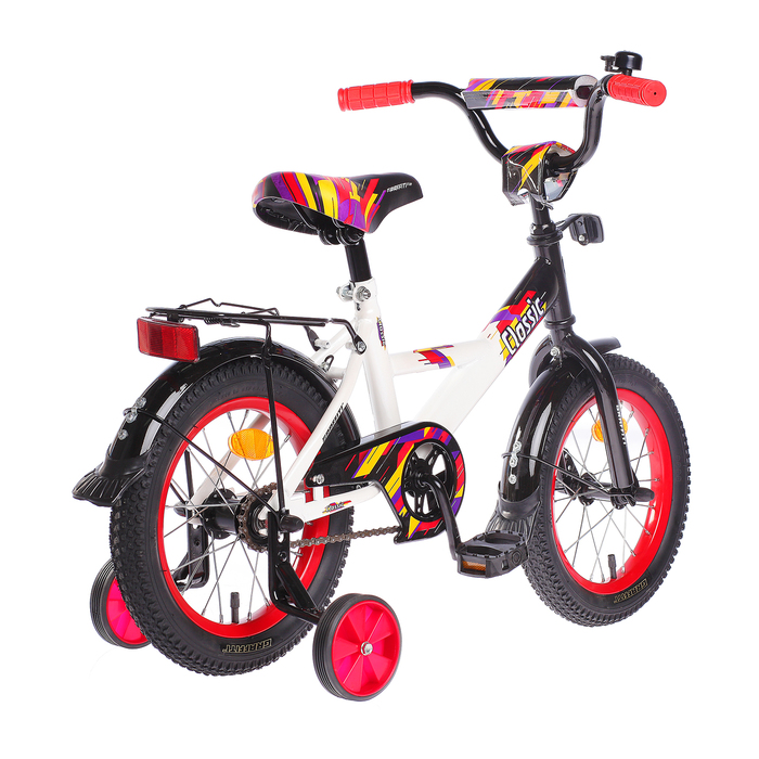 Велосипед 14" Graffiti Classic RUS, цвет белый/чёрный