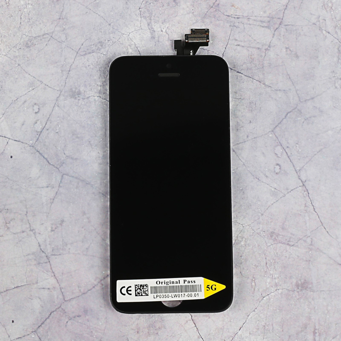Дисплей для iPhone 5 + тачскрин черный с рамкой, качество AAA+