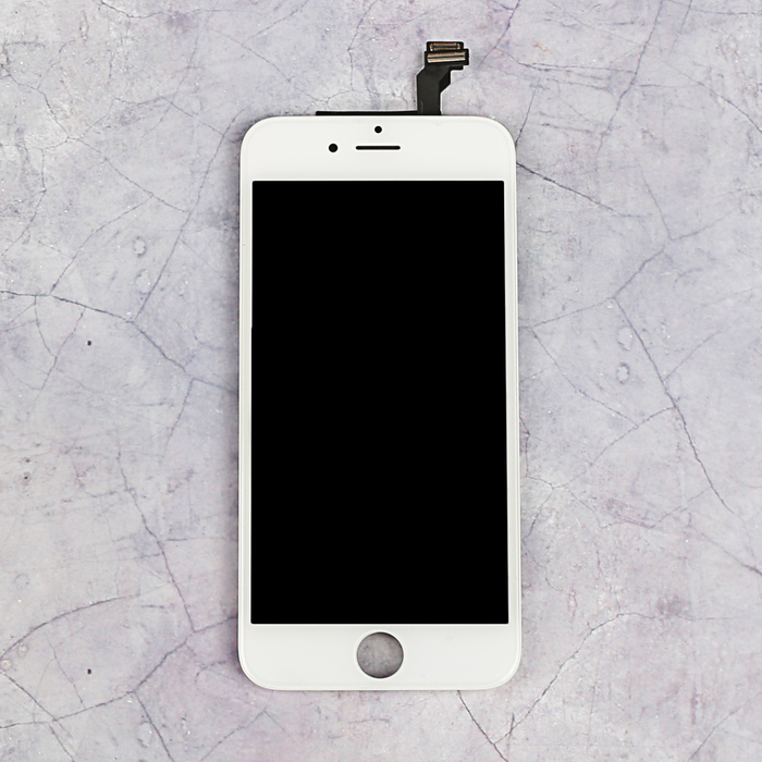 Дисплей для iPhone 6 + тачскрин белый с рамкой, качество AAA+