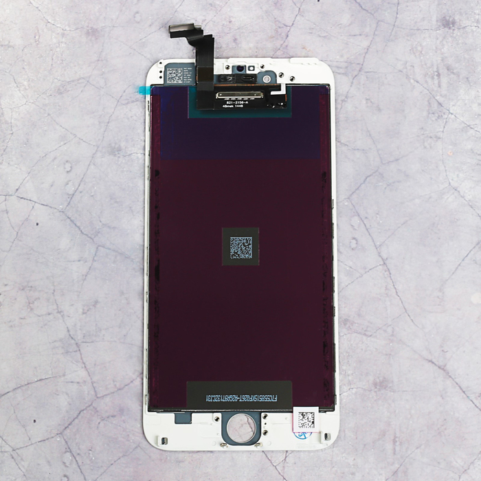 Дисплей для iPhone 6 Plus + тачскрин белый с рамкой, качество AAA+