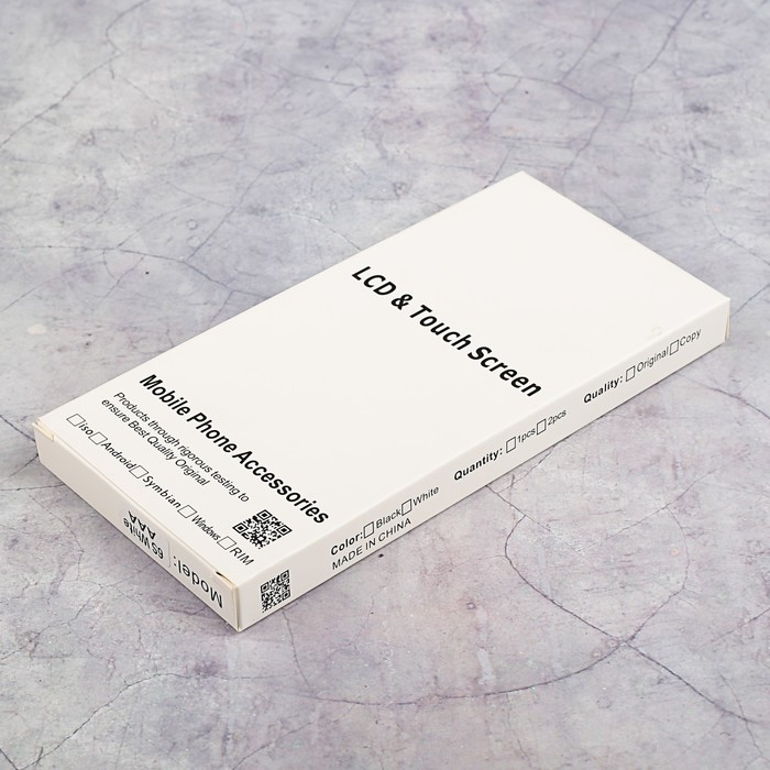 Дисплей для iPhone 6S + тачскрин белый с рамкой, качество AAA+