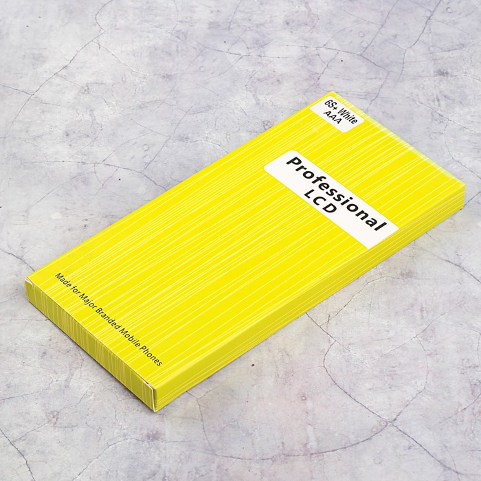 Дисплей для iPhone 6S Plus + тачскрин белый с рамкой, качество AAA+