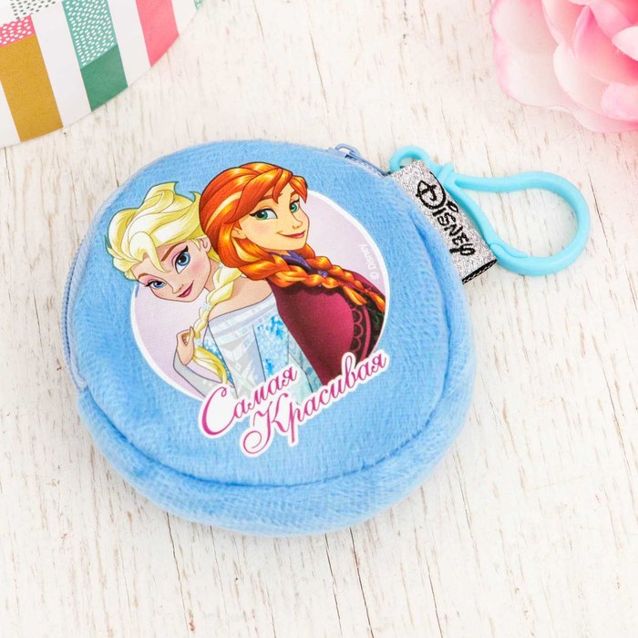 Подарочный набор "Анна и Эльза" часы + кошелек, Холодное сердце