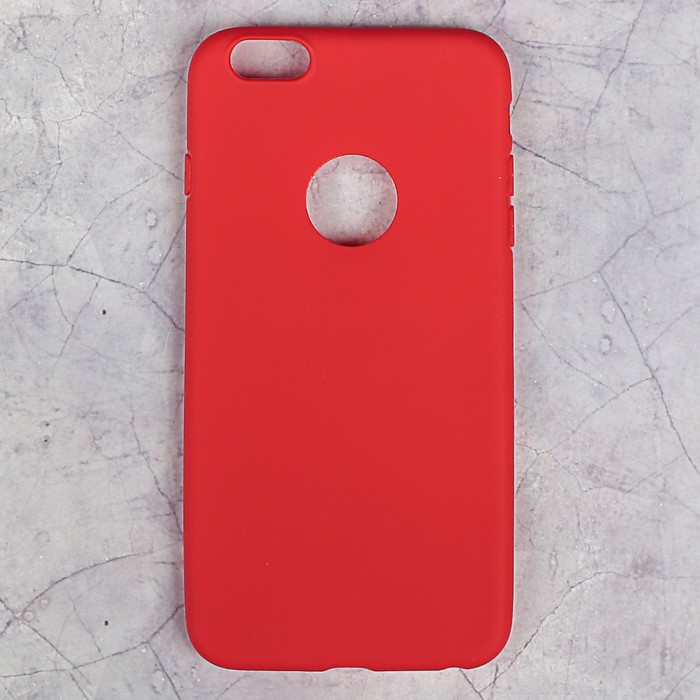 Накладка силиконовая для iPhone 6 Plus, красная