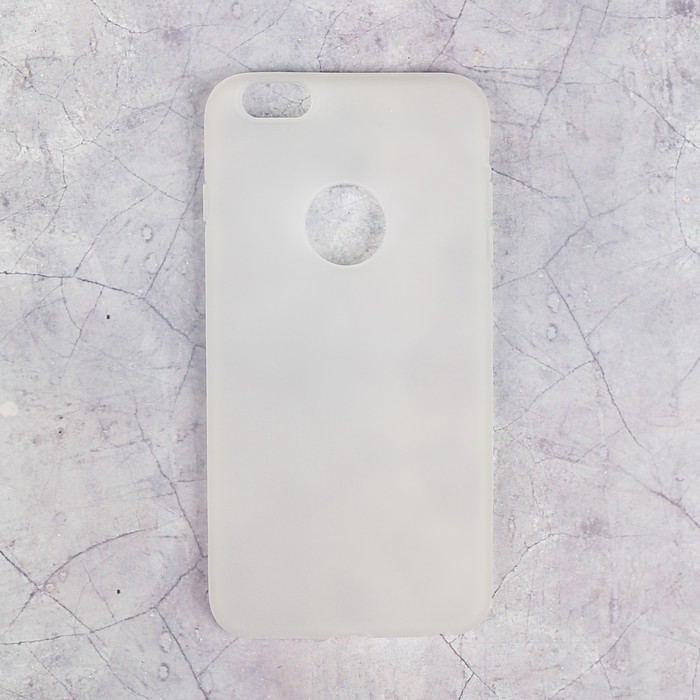 Накладка силиконовая для iPhone 6 Plus, белая