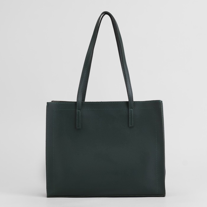 Сумка женская, отдел на молнии, цвет зелёный