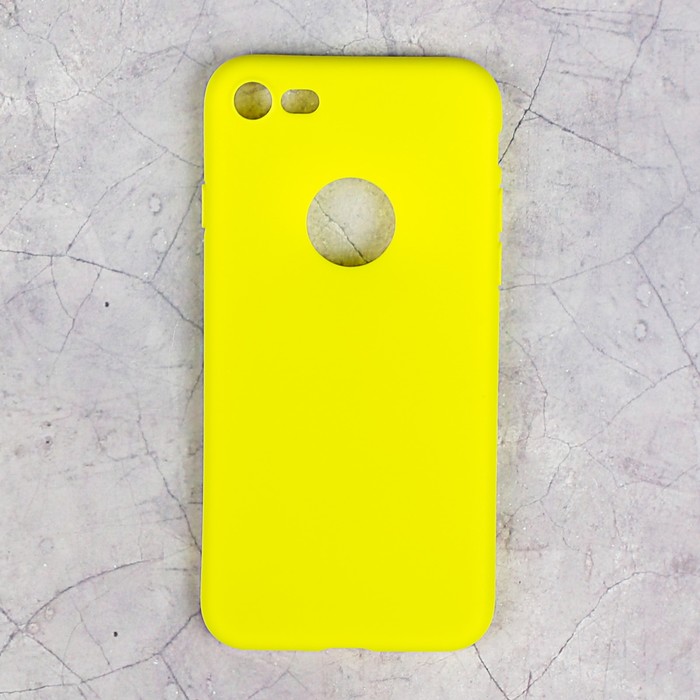 Накладка силиконовая для iPhone 7, желтая