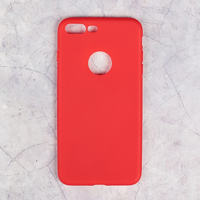 Накладка силиконовая для iPhone 7 Plus, красная