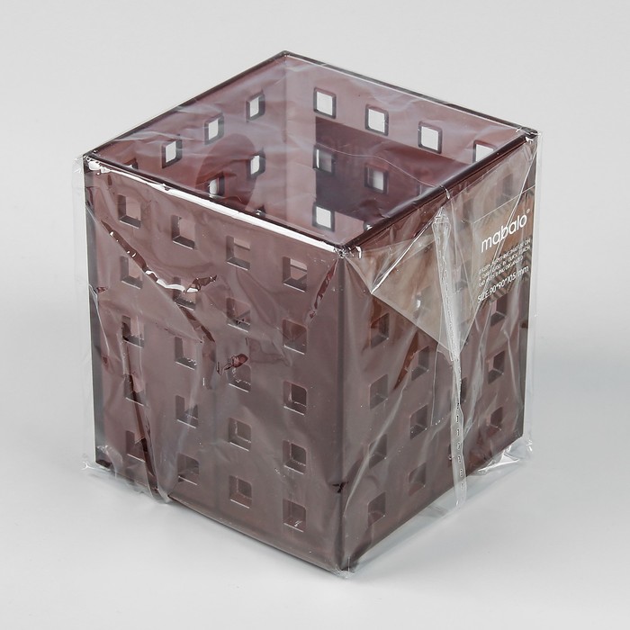 Органайзер для хранения косметических принадлежностей "Перфорация", 4 секции, цвет МИКС