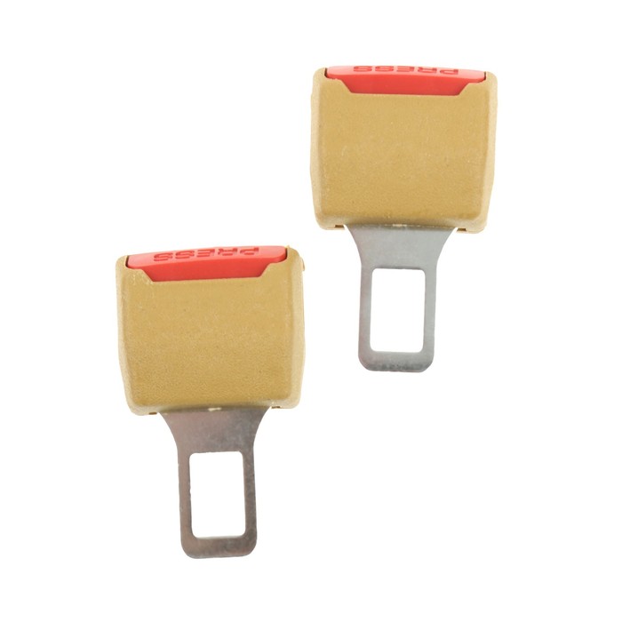 Заглушка ремня безопасности, персиковый, набор 2 шт