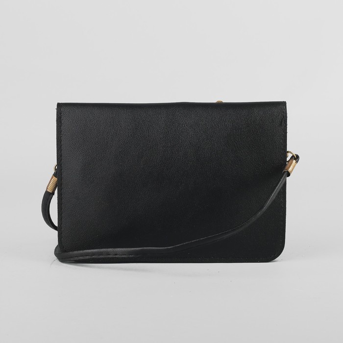 Сумка детская "Зайки", 2 отдела на клапане, длинный ремешок, цвет чёрный