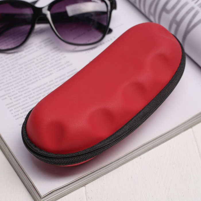 Футляр для очков, отдел на молнии, МИКС