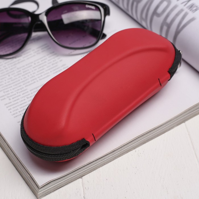 Футляр для очков, отдел на молнии, МИКС