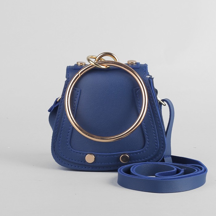 Сумка детская, отдел на клапане, регулируемый ремешок, цвет синий