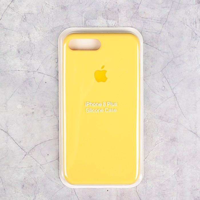 Чехол Apple Silicone Case для iPhone 7/8 Plus, желтый