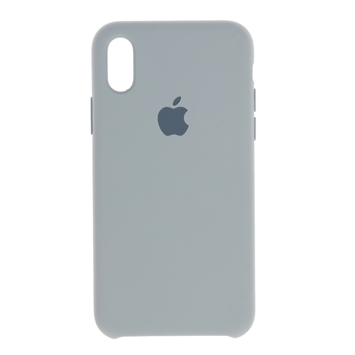 Чехол Apple Silicone Case для iPhone X, темно-серый