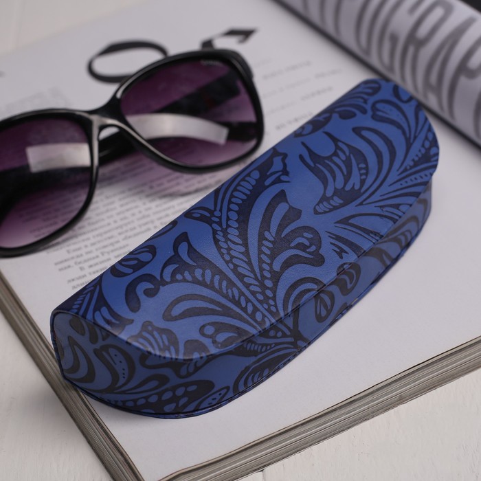 Футляр для очков Цветок, 15,5*5,5*3,5см, отдел, микс