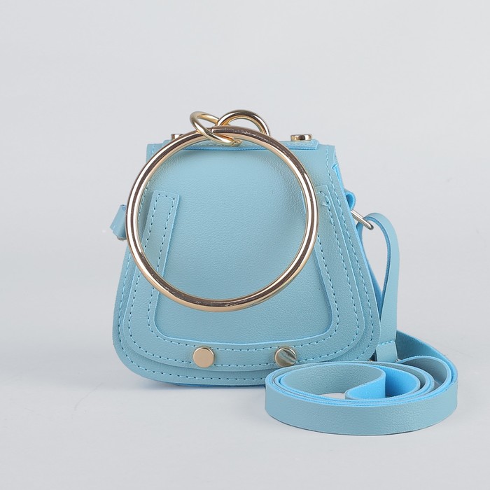 Сумка детская, отдел на клапане, регулируемый ремешок, цвет мятный