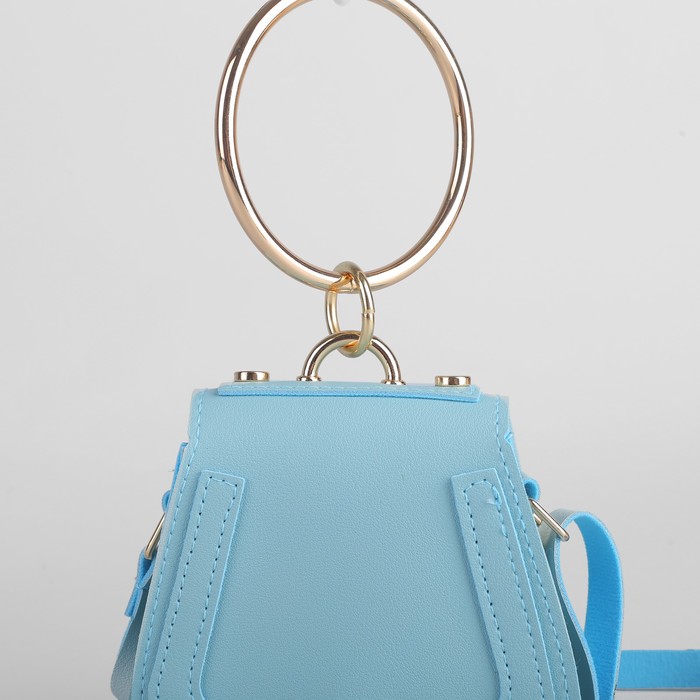 Сумка детская, отдел на клапане, регулируемый ремешок, цвет мятный