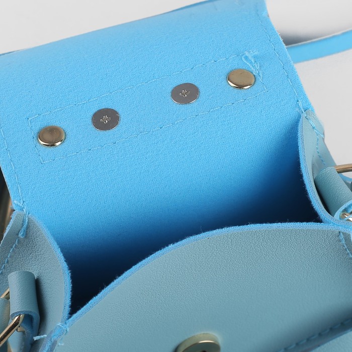 Сумка детская, отдел на клапане, регулируемый ремешок, цвет мятный