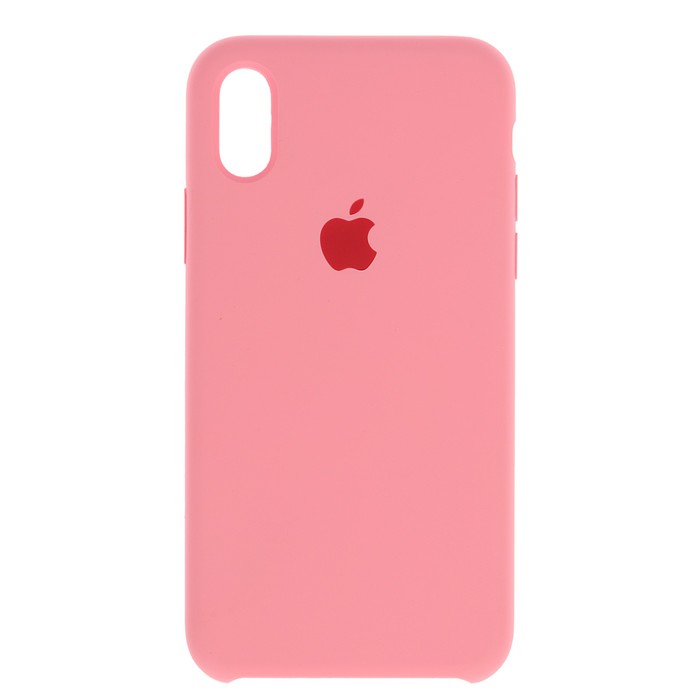 Чехол Apple Silicone Case для iPhone X, розовый