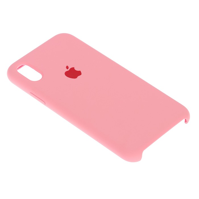 Чехол Apple Silicone Case для iPhone X, розовый