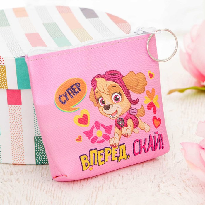 Щенячий патруль. Кошелек детский "Вперед, Скай!" 11*9см