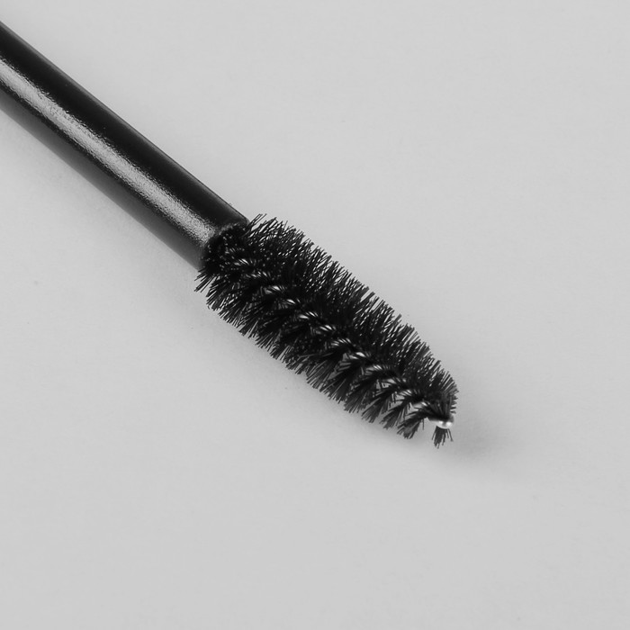 Кисть для макияжа/бровей и ресниц, двусторонняя, цвет чёрный