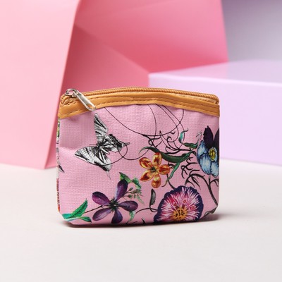 Кошелёк женский, отдел на молнии, цвет розовый