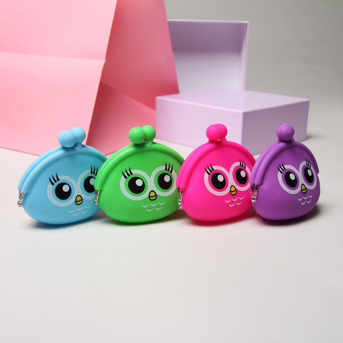 Кошелёк женский, отдел на фермуаре, МИКС