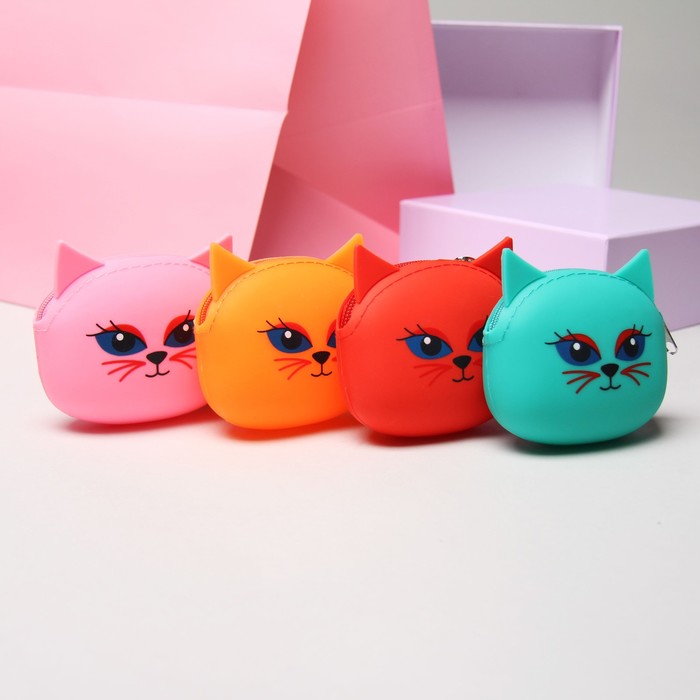 Кошелёк женский на молнии, цвет МИКС