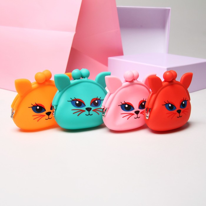 Кошелёк женский, отдел на фермуаре, МИКС