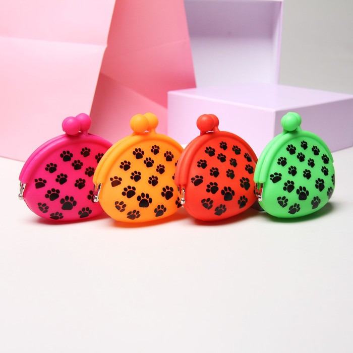 Кошелёк женский, отдел на фермуаре, МИКС