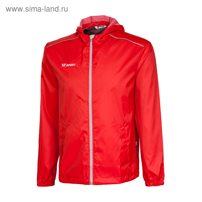 фото Куртка ветрозащитная 2k sport futuro, red/silver, размер m 2к