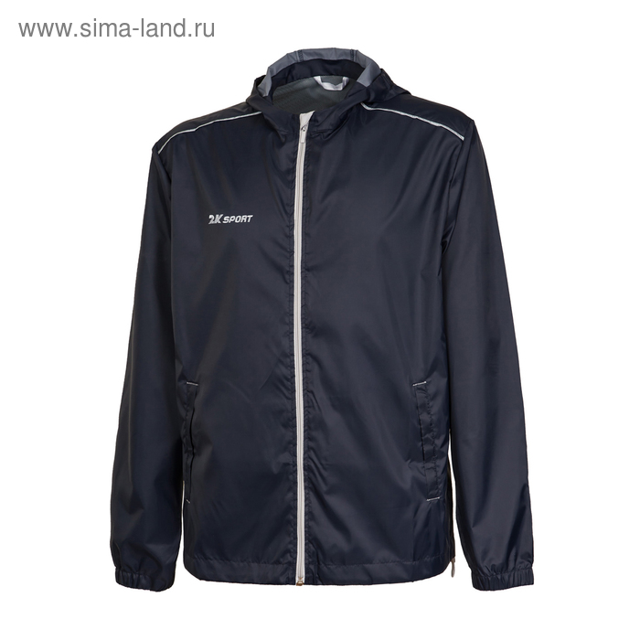 фото Куртка ветрозащитная 2k sport futuro, black/silver, размер xxs 2к