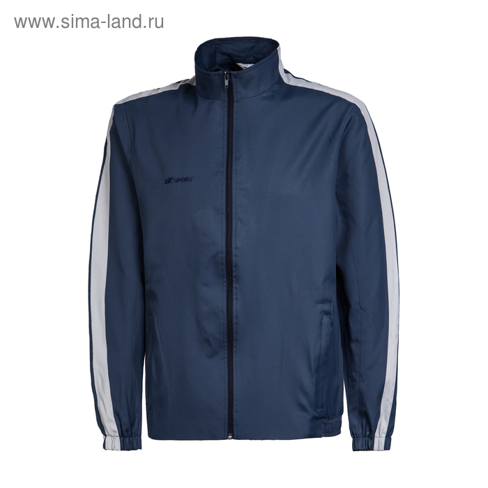 фото Куртка спортивная 2k sport futuro, navy/silver, размер xxl 2к