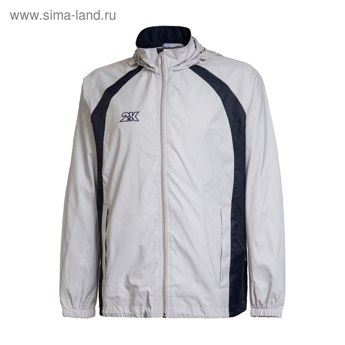 фото Куртка ветрозащитная 2k sport fenix, silver/navy, размер l 2к