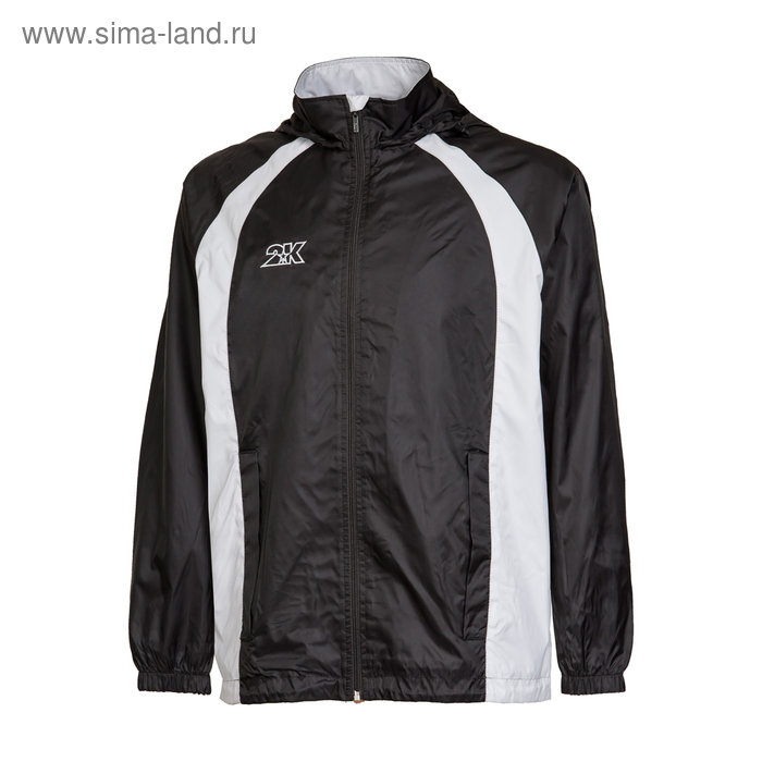 фото Куртка ветрозащитная 2k sport fenix, black/silver, размер l 2к