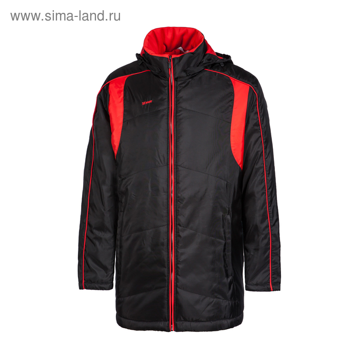 фото Куртка утеплённая 2k sport vettore, black/red, размер l 2к