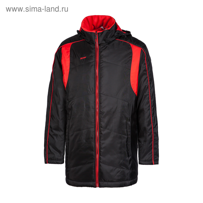 фото Куртка утеплённая 2k sport vettore, black/red, размер xl 2к